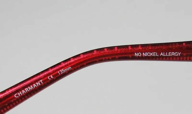 Charmant 10926 re Eyeglasses Red 50mm 7