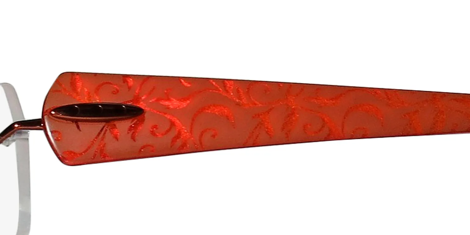 Charmant 10927 or Eyeglasses Orange 53mm 6