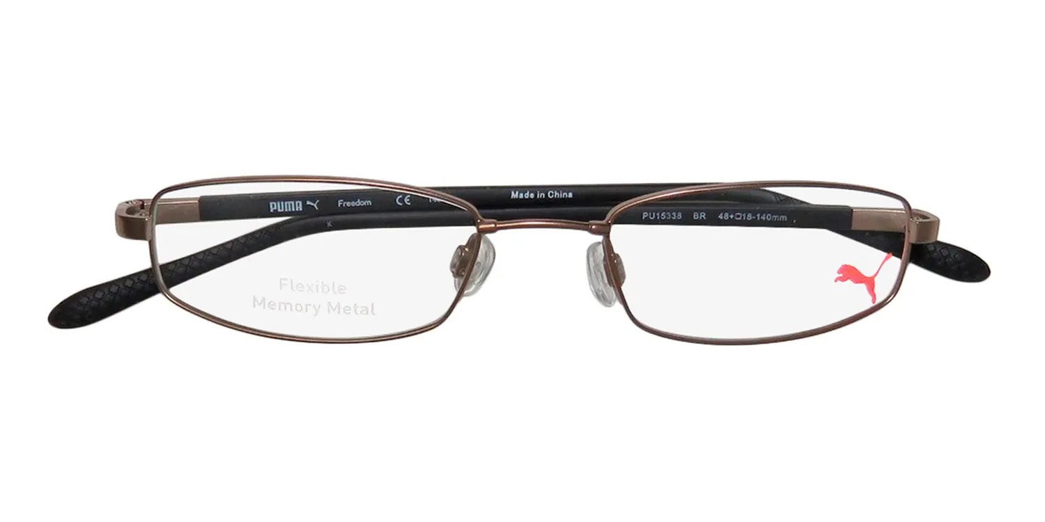 Puma 15338 Freedom br Eyeglasses Brown 48mm Unisex 2
