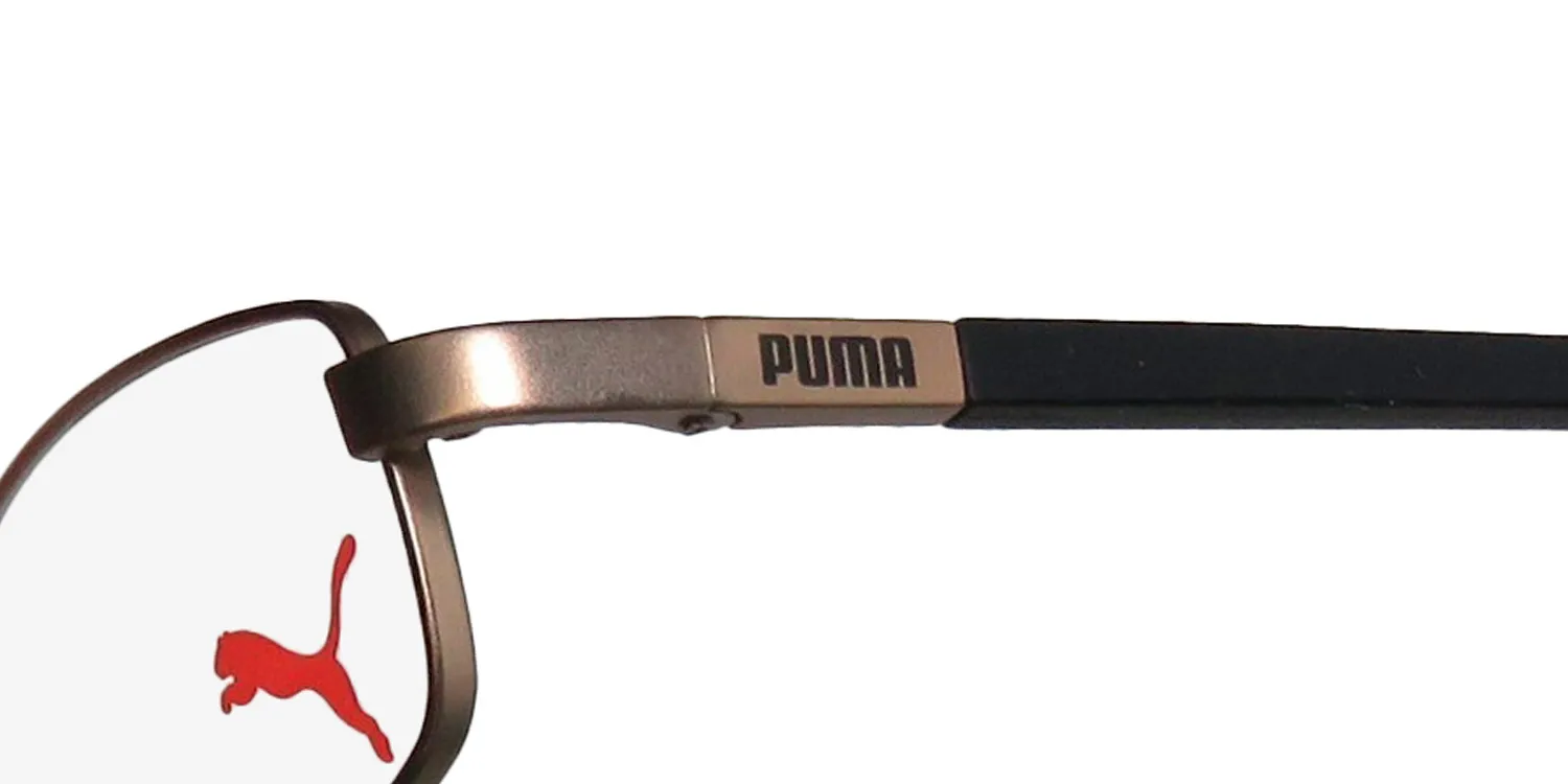 Puma 15338 Freedom br Eyeglasses Brown 48mm Unisex 6