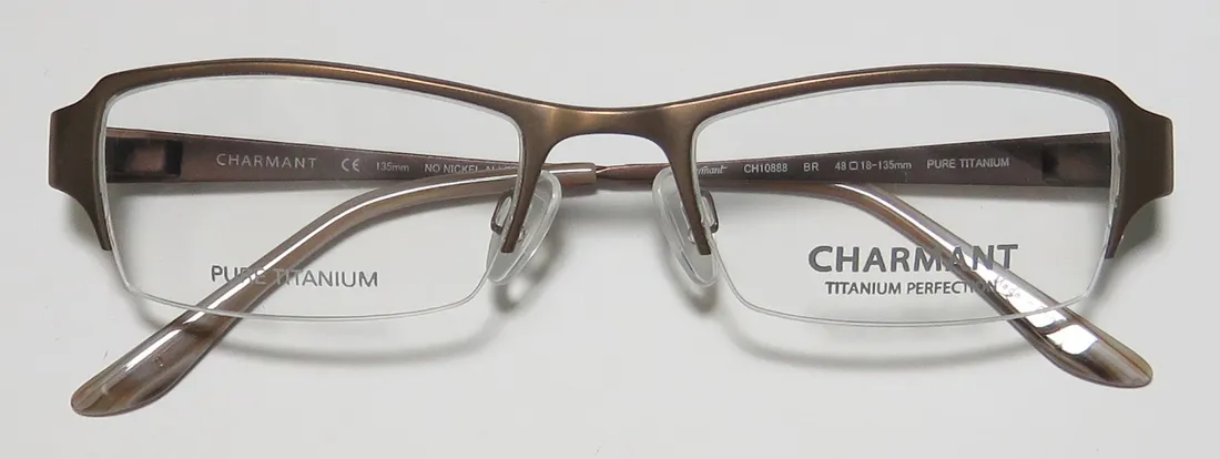 Charmant 10888 br Eyeglasses Brown 48mm 2
