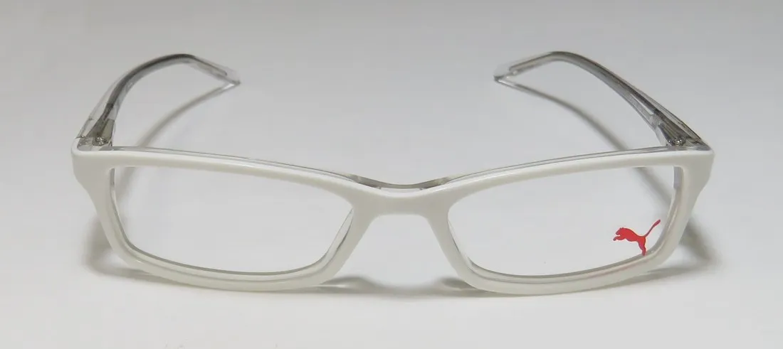 Puma 15355 wh Eyeglasses White 49mm Unisex 3