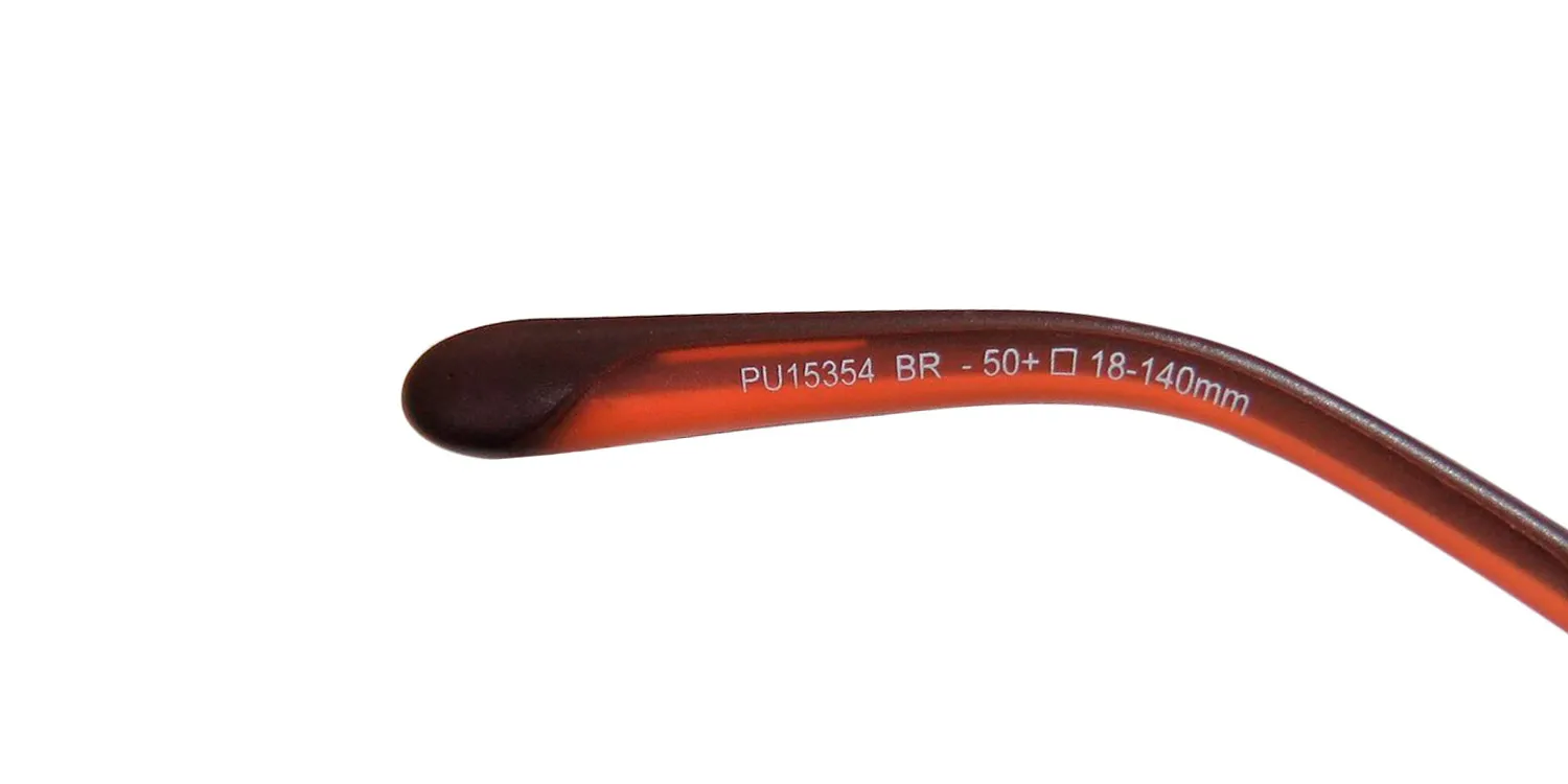 Puma 15354 Yocto br Eyeglasses Light 50mm Unisex 8