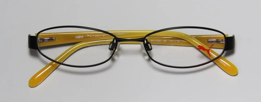 Puma 15357 Pico bk Eyeglasses Black 48mm Unisex 2