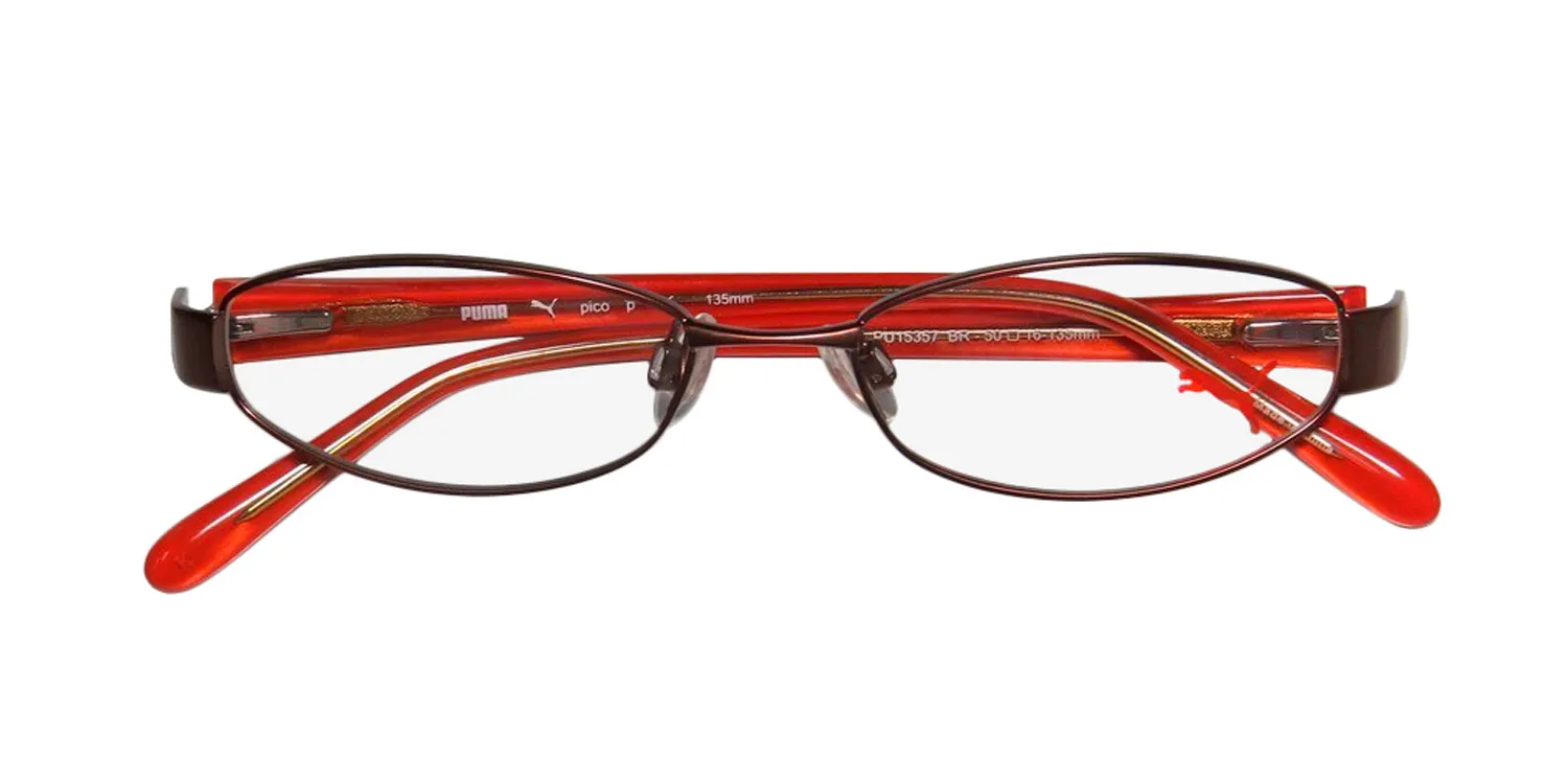 Puma 15357 Pico br Eyeglasses Brown 48mm Unisex 2