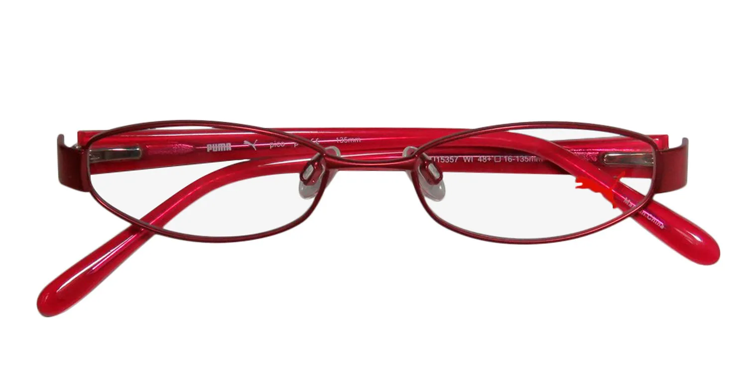 Puma 15357 Pico wi Eyeglasses Plum 48mm Unisex 2