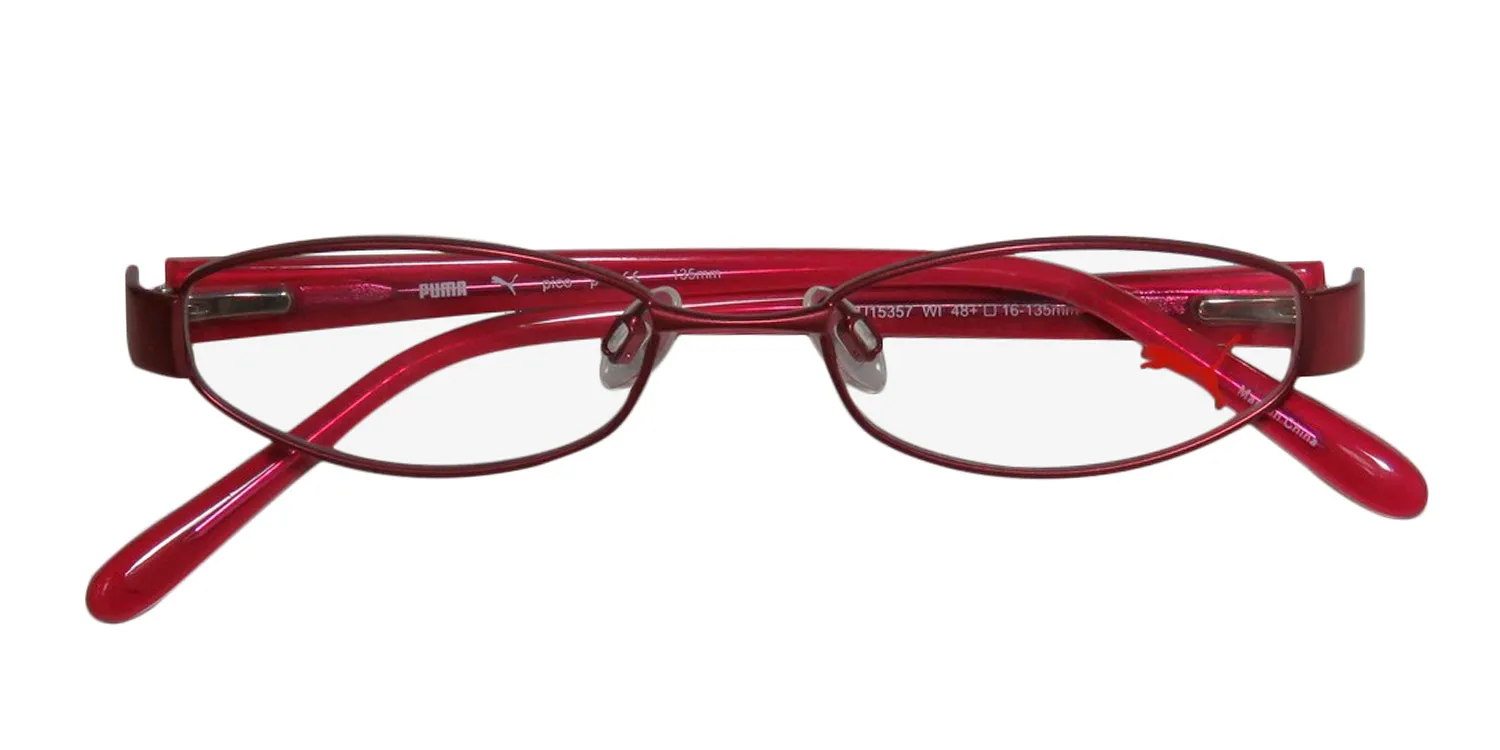 Puma 15357 Pico wi Eyeglasses Plum 50mm Unisex 2