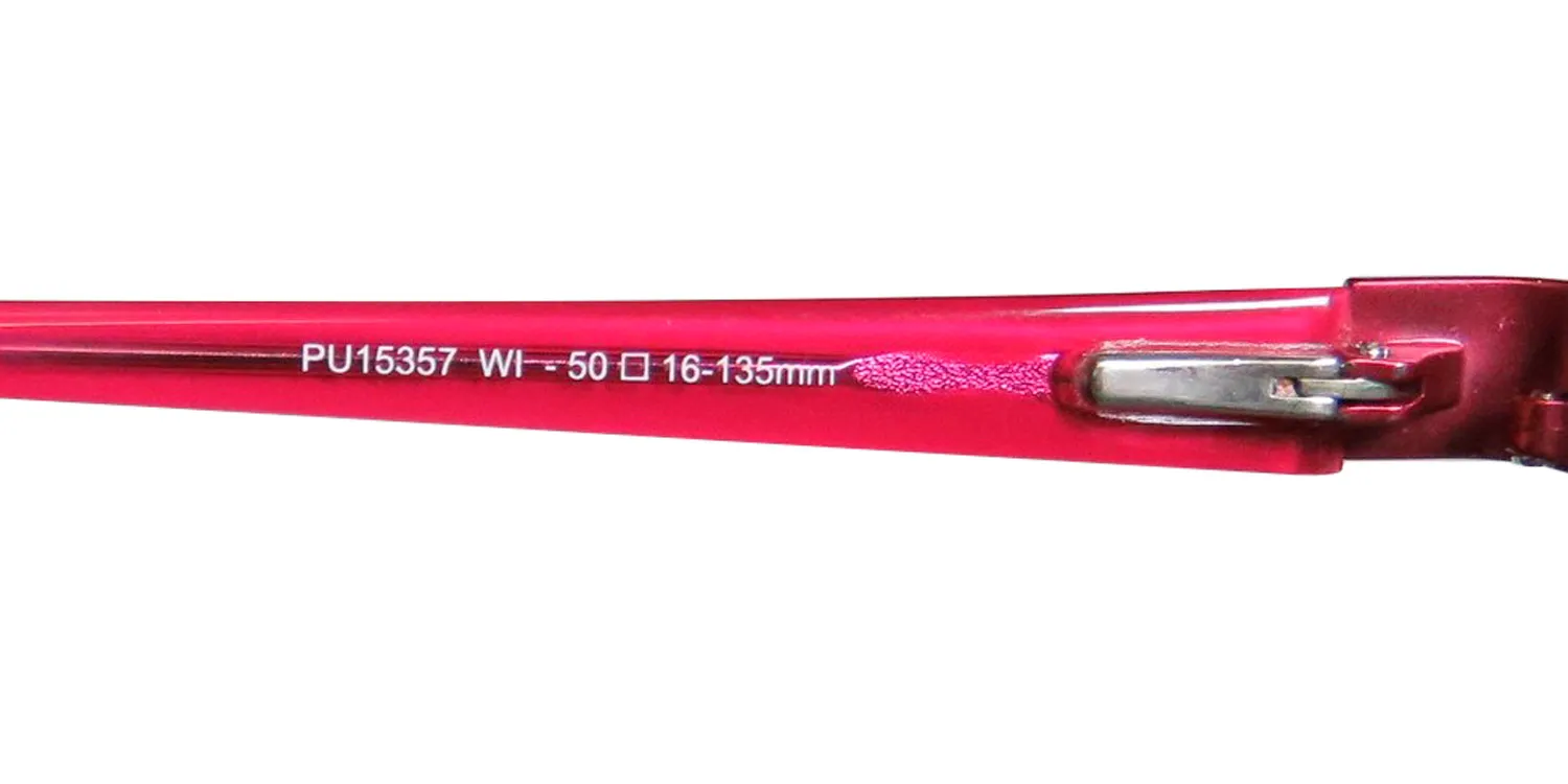 Puma 15357 Pico wi Eyeglasses Plum 50mm Unisex 8