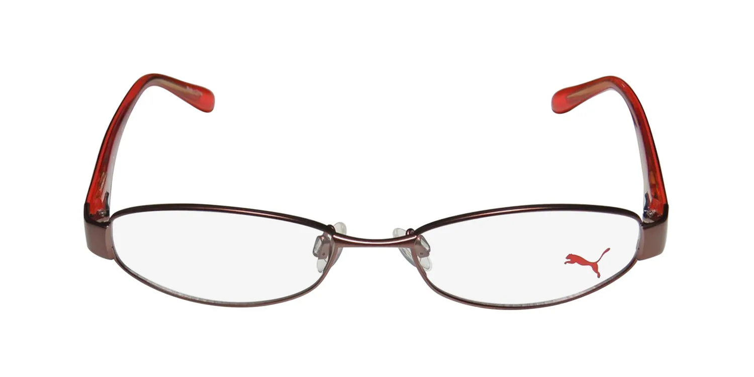 Puma 15357 Pico br Eyeglasses Brown 50mm Unisex 3