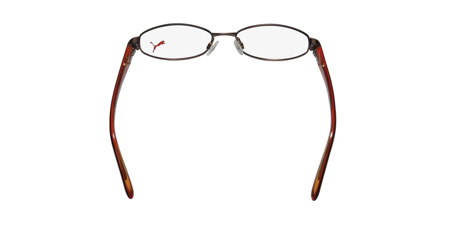 Puma 15357 Pico br Eyeglasses Brown 50mm Unisex 5