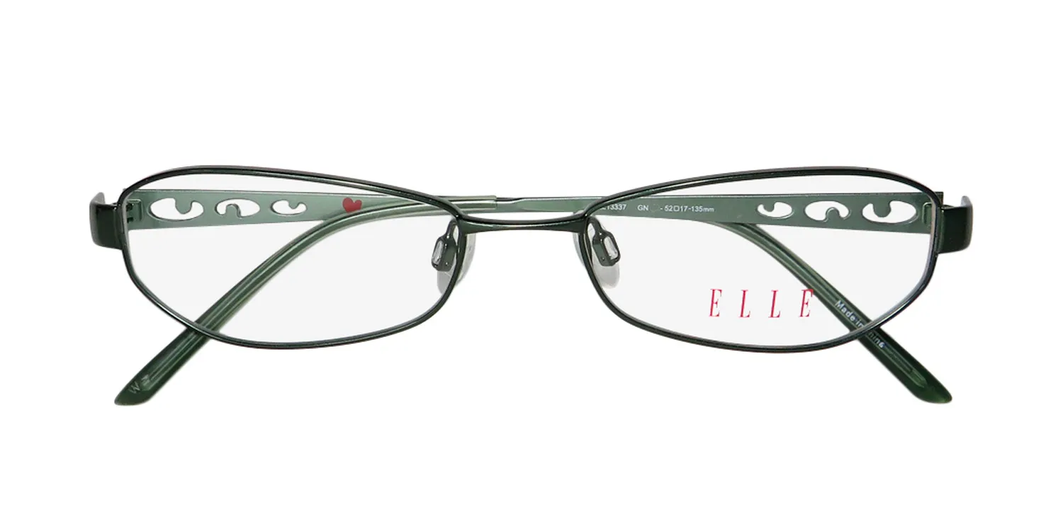 ELLE 13337 gn Eyeglasses Green 52mm 2