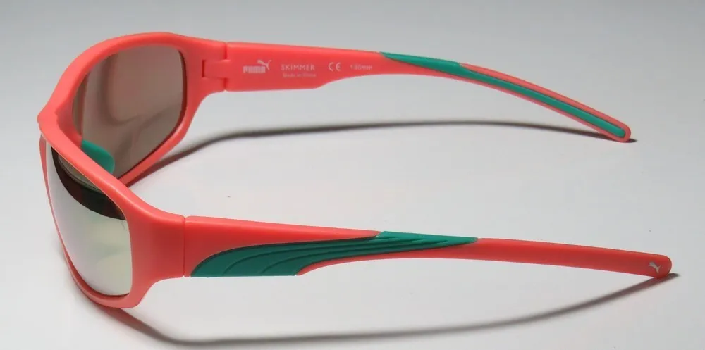 Puma 15165 Skimmer re Sunglasses Neon Peach 64mm Unisex 4