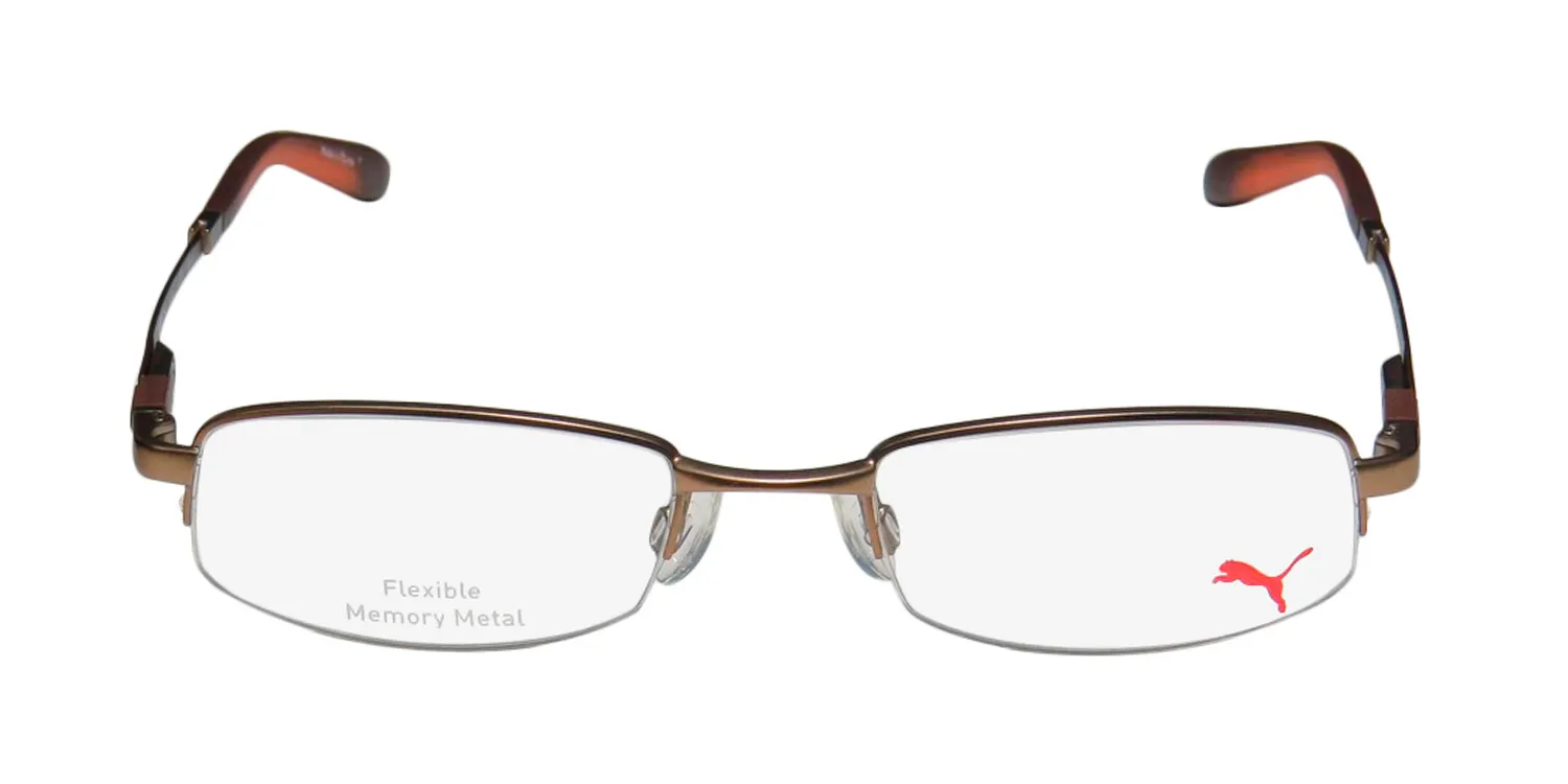 Puma 15374 Svetlo br Eyeglasses Brown 49mm Unisex 3