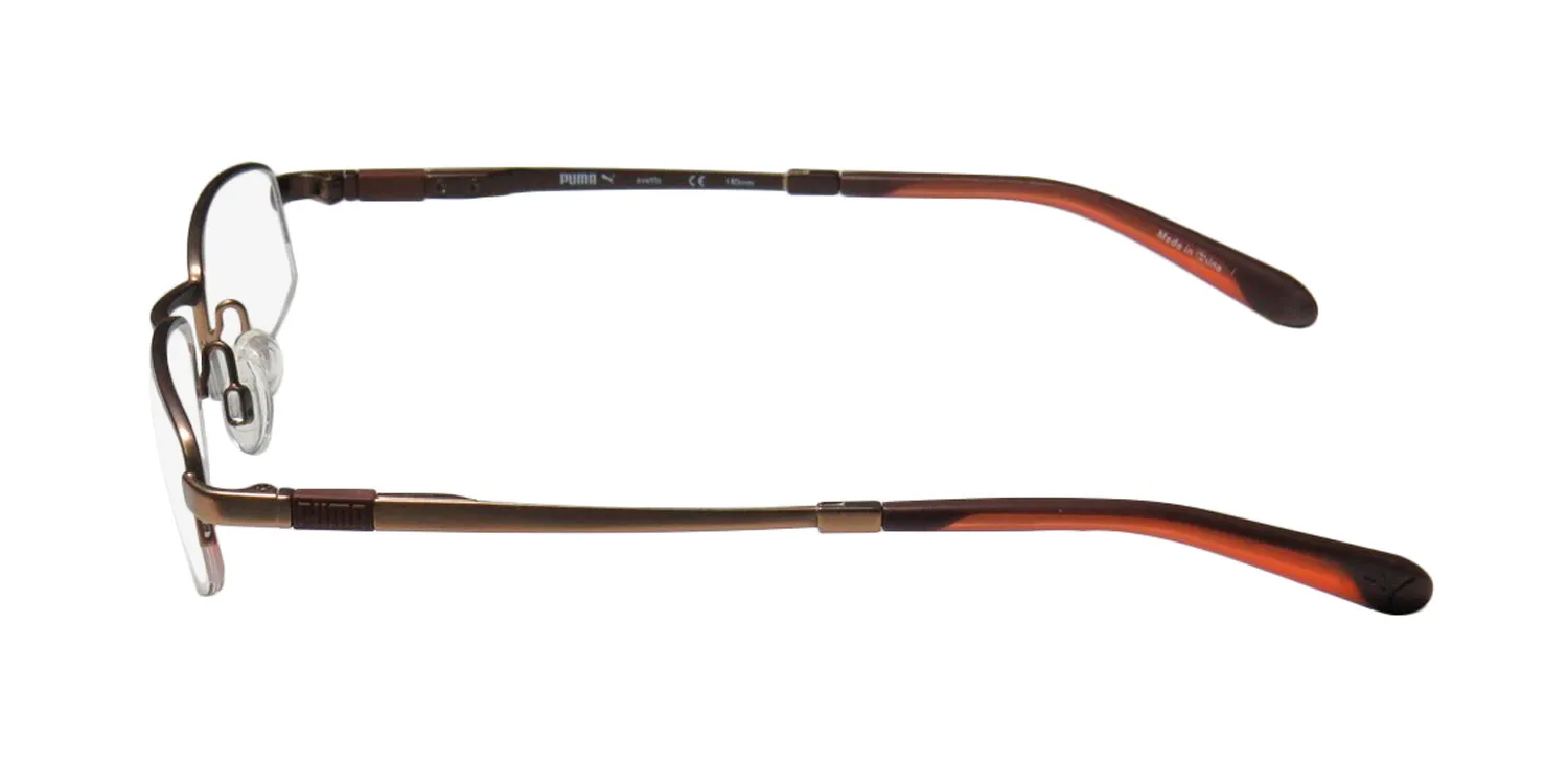 Puma 15374 Svetlo br Eyeglasses Brown 49mm Unisex 4