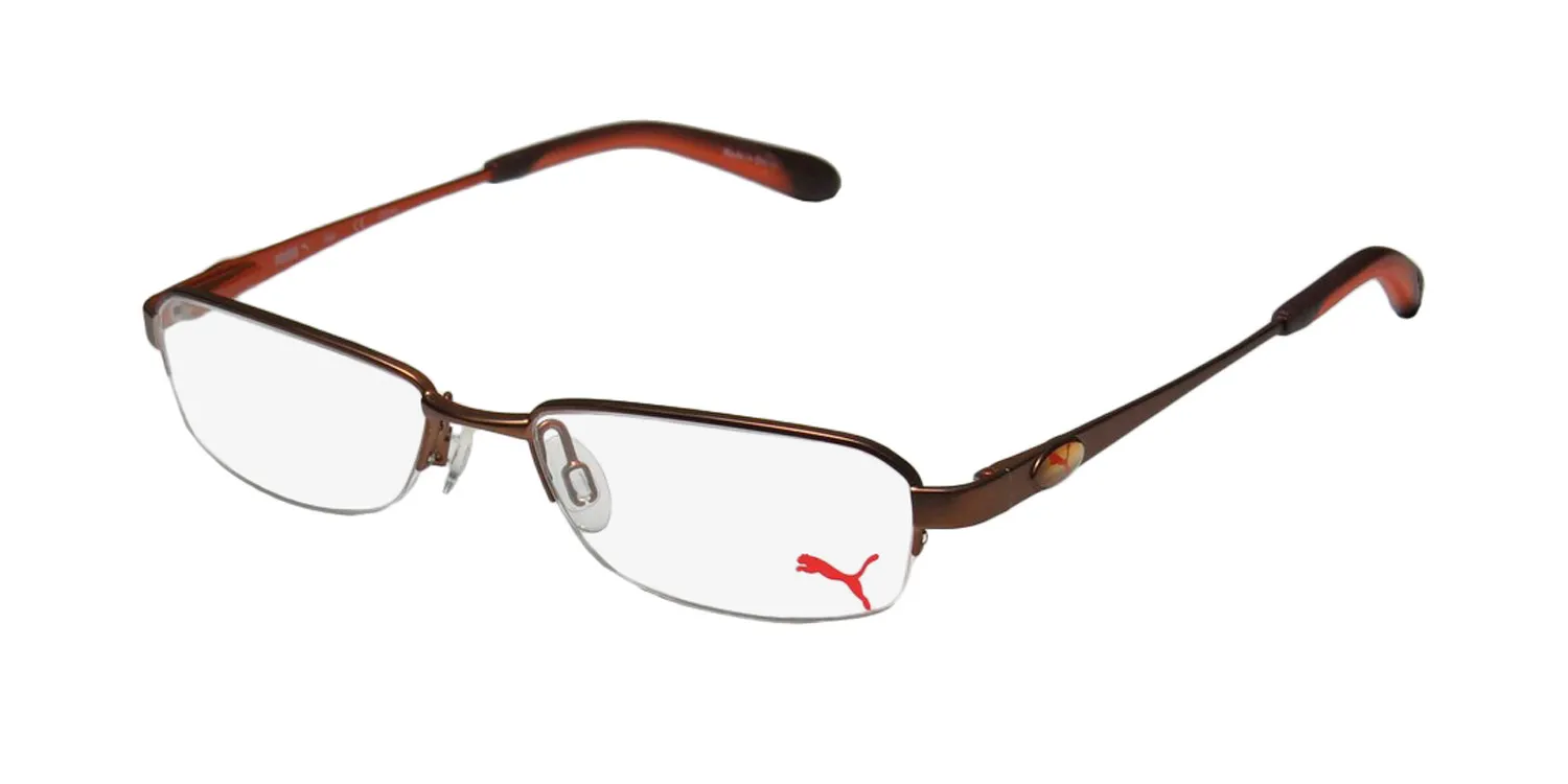 Puma 15364 Giga br Eyeglasses Brown 51mm Unisex