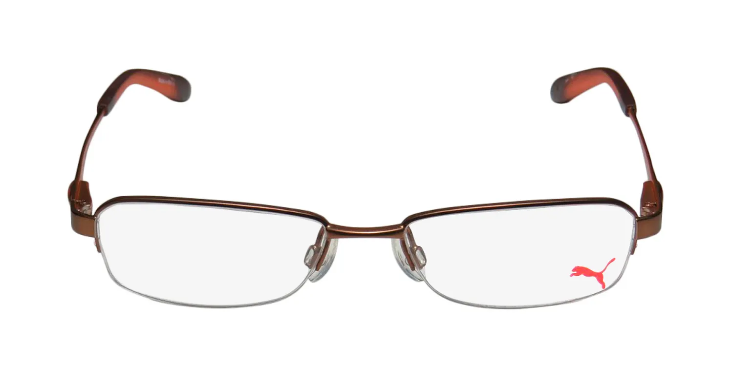 Puma 15364 Giga br Eyeglasses Brown 51mm Unisex 3