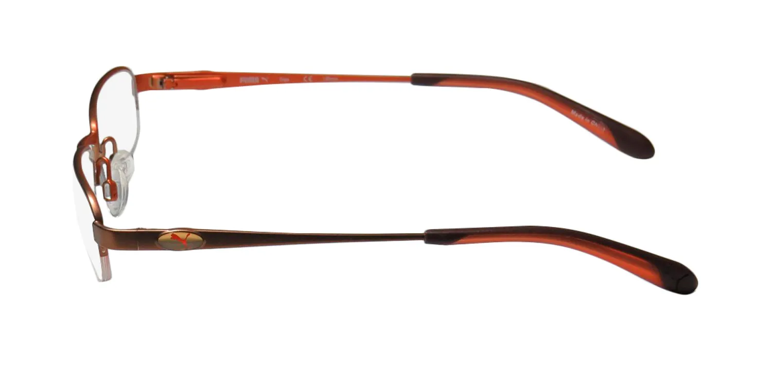 Puma 15364 Giga br Eyeglasses Brown 51mm Unisex 4
