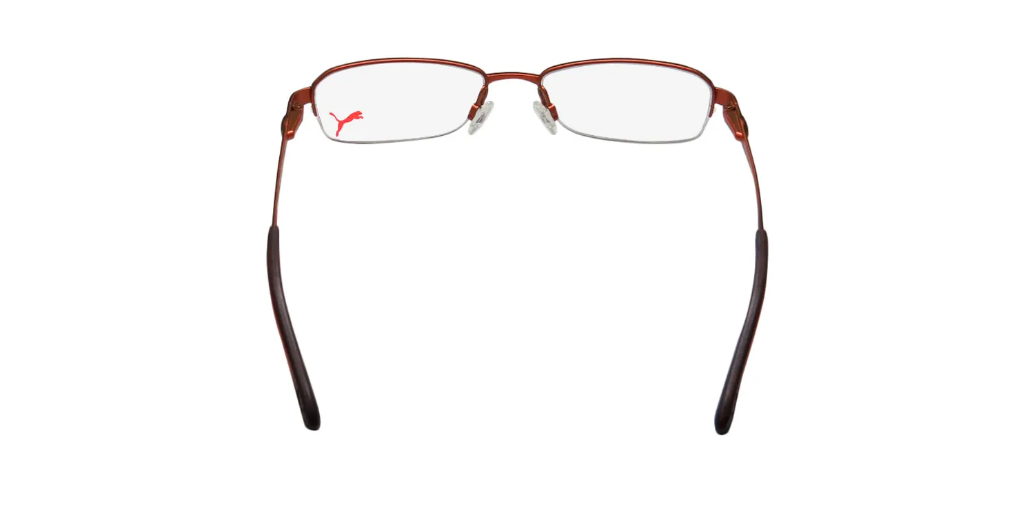 Puma 15364 Giga br Eyeglasses Brown 51mm Unisex 5