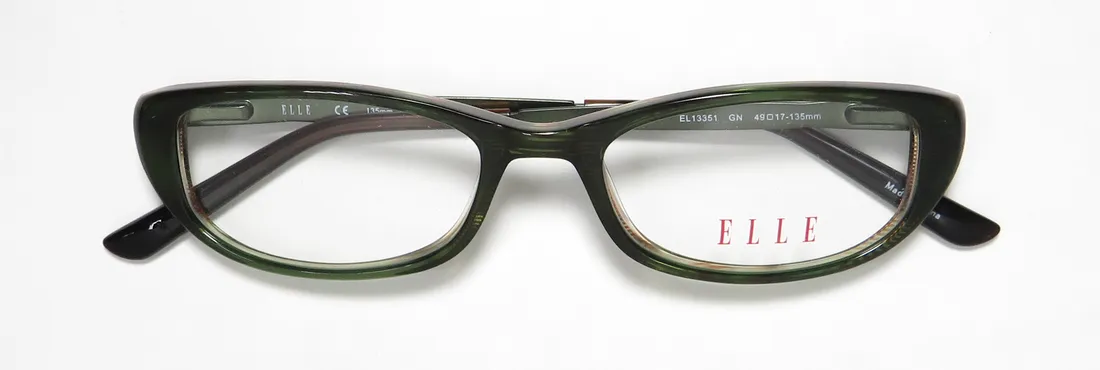 ELLE 13351 gn Eyeglasses Green 49mm 2