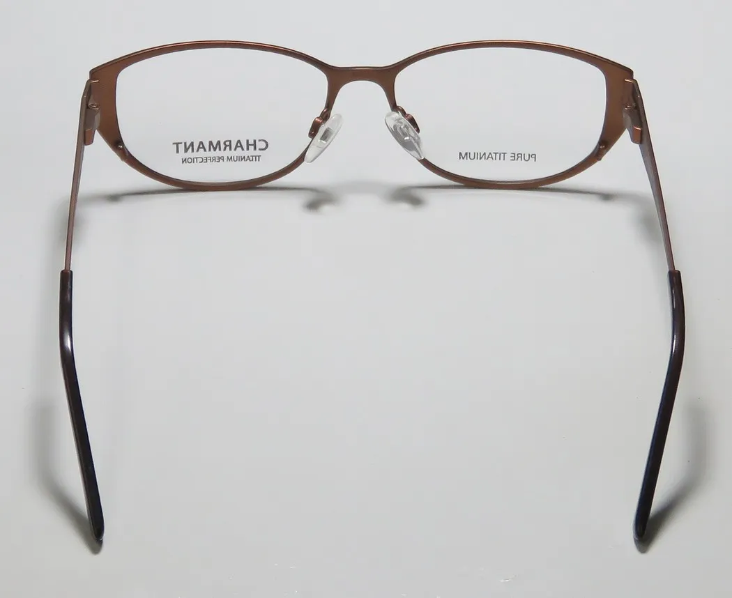 Charmant 12077 br Eyeglasses Brown 52mm 5