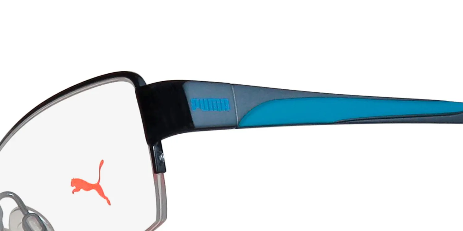 Puma 15406 bl Eyeglasses Blue 48mm Unisex 6