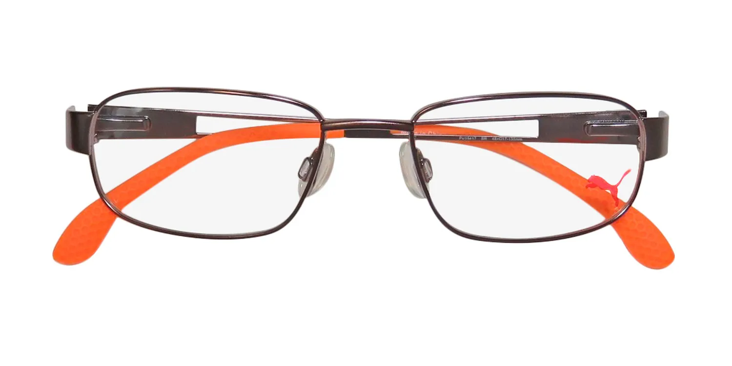 Puma 15417 br Eyeglasses Rose Brown 48mm Unisex 2