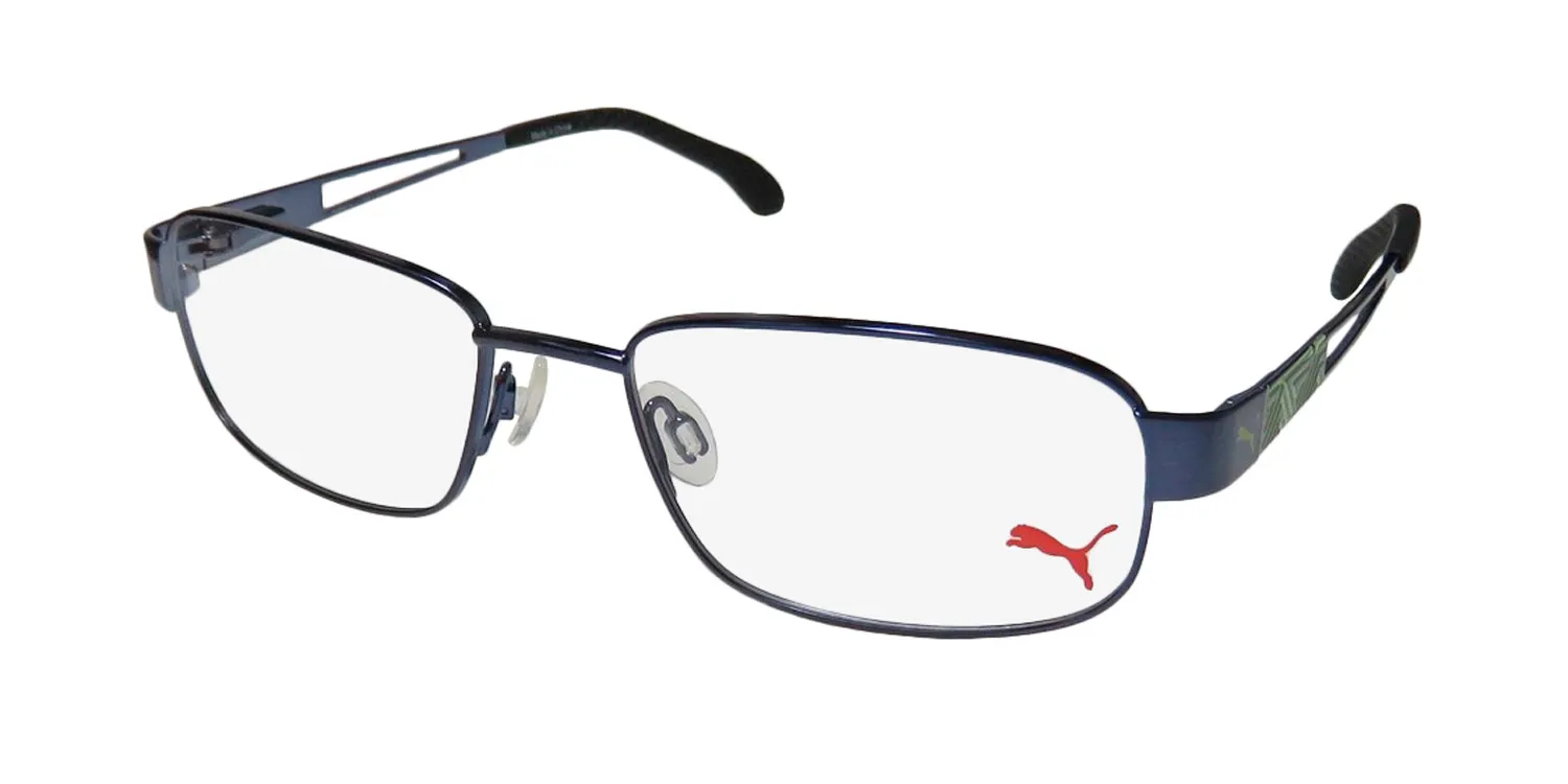Puma 15417 nv Eyeglasses Blue 48mm Unisex