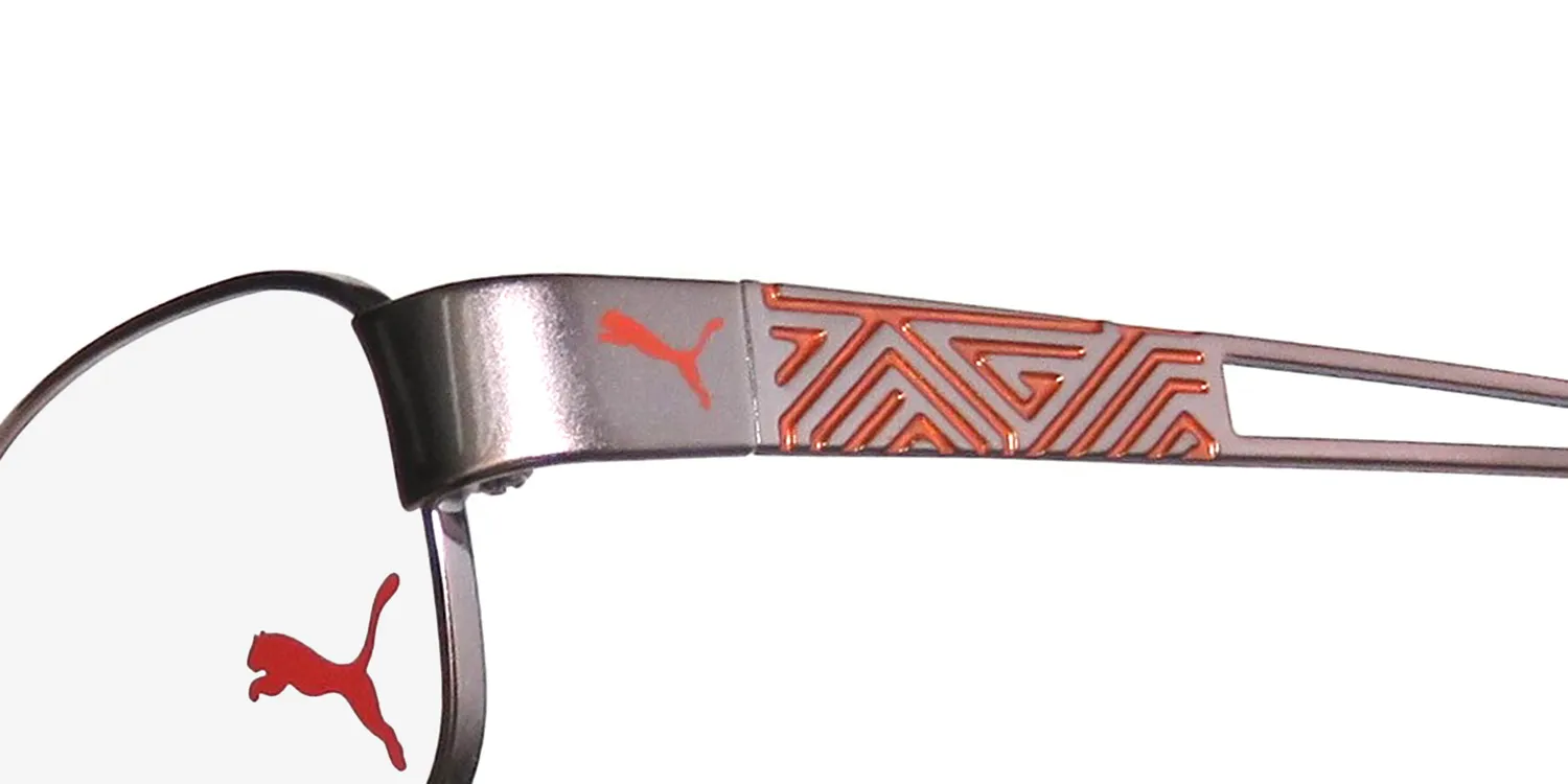 Puma 15417 br Eyeglasses Rose Brown 51mm Unisex 6