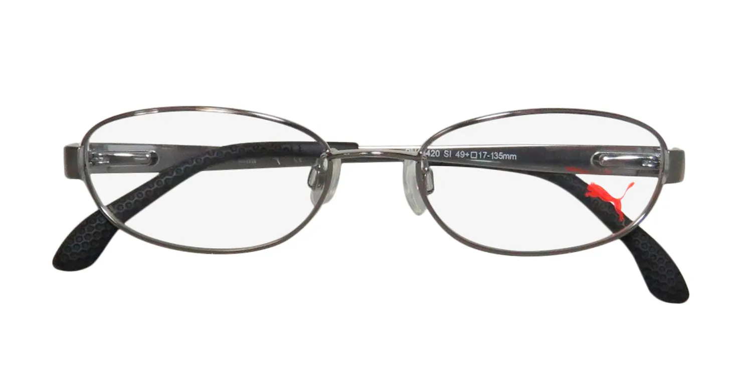 Puma 15420 si Eyeglasses Silver 49mm Unisex 2