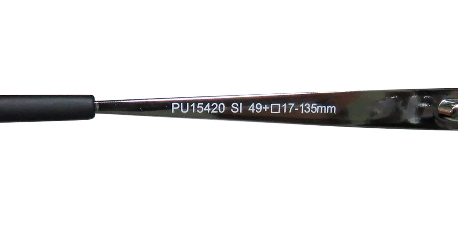 Puma 15420 si Eyeglasses Silver 49mm Unisex 8