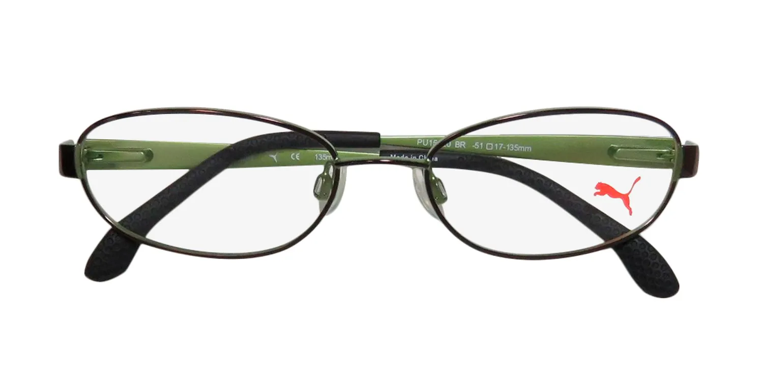 Puma 15420 br Eyeglasses Brown 51mm Unisex 2