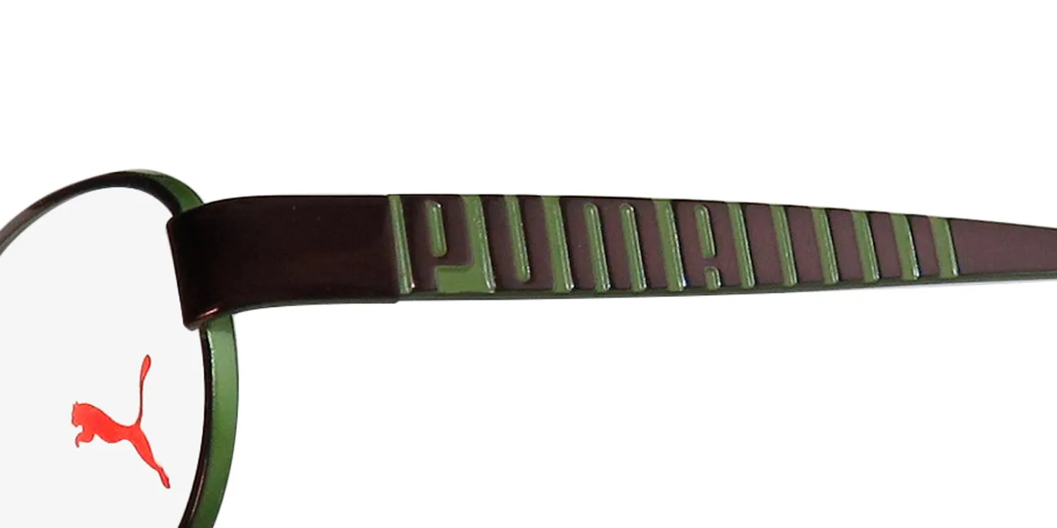 Puma 15420 br Eyeglasses Brown 51mm Unisex 6
