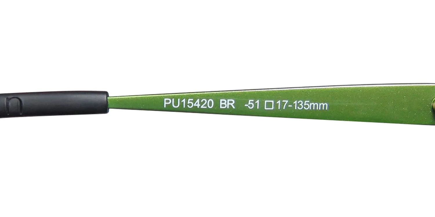 Puma 15420 br Eyeglasses Brown 51mm Unisex 8