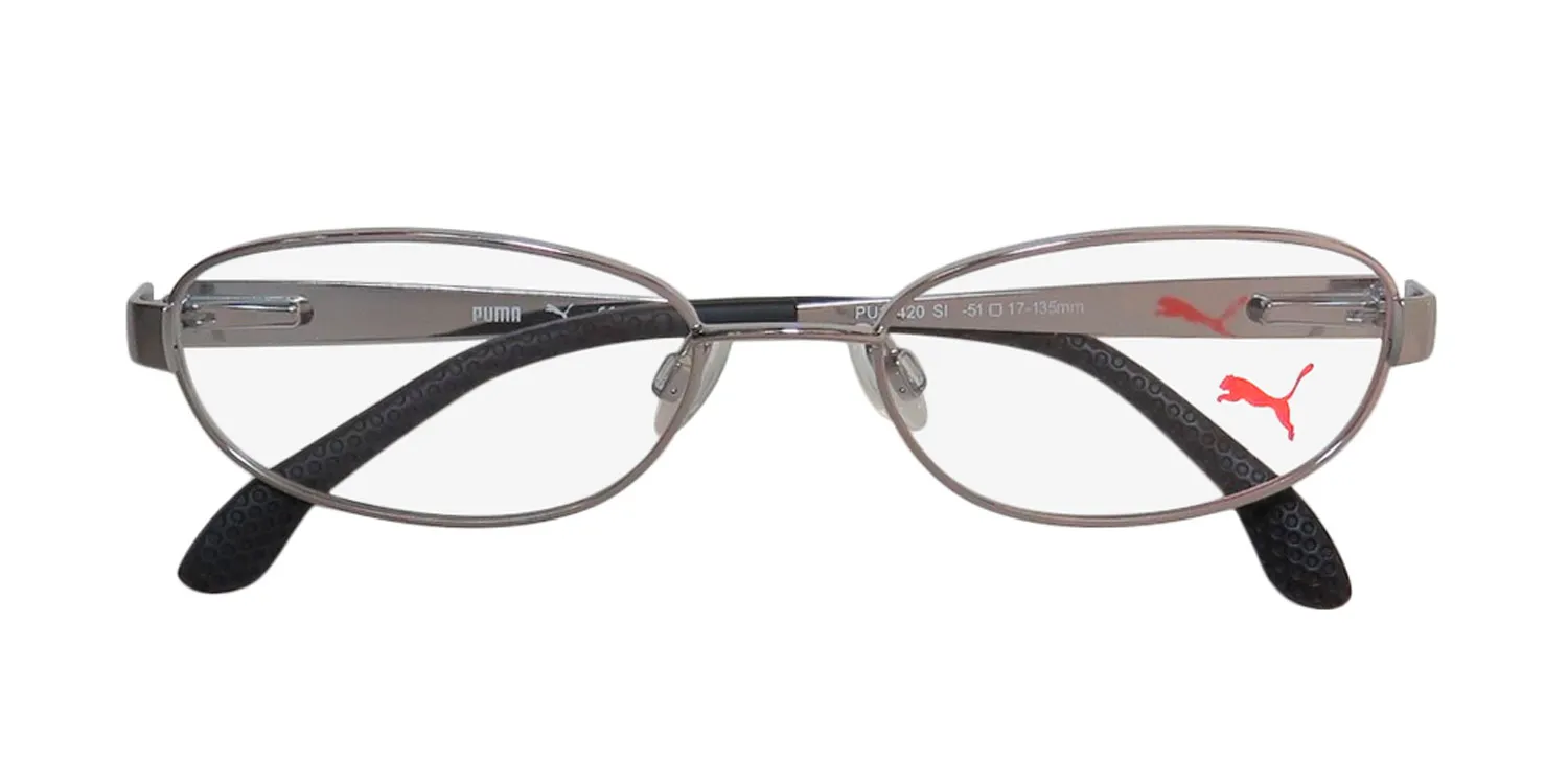 Puma 15420 si Eyeglasses Silver 51mm Unisex 2