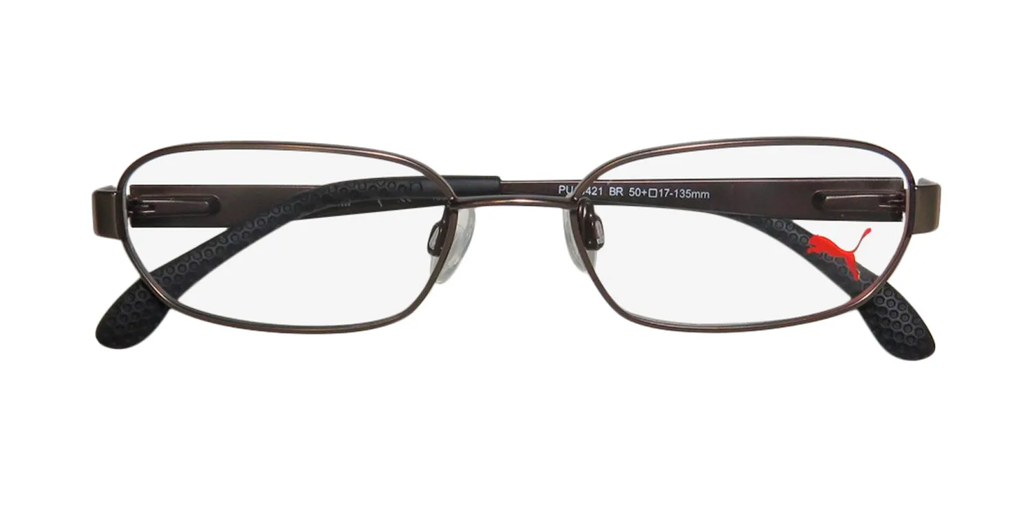 Puma 15421 br Eyeglasses Brown 50mm Unisex 2