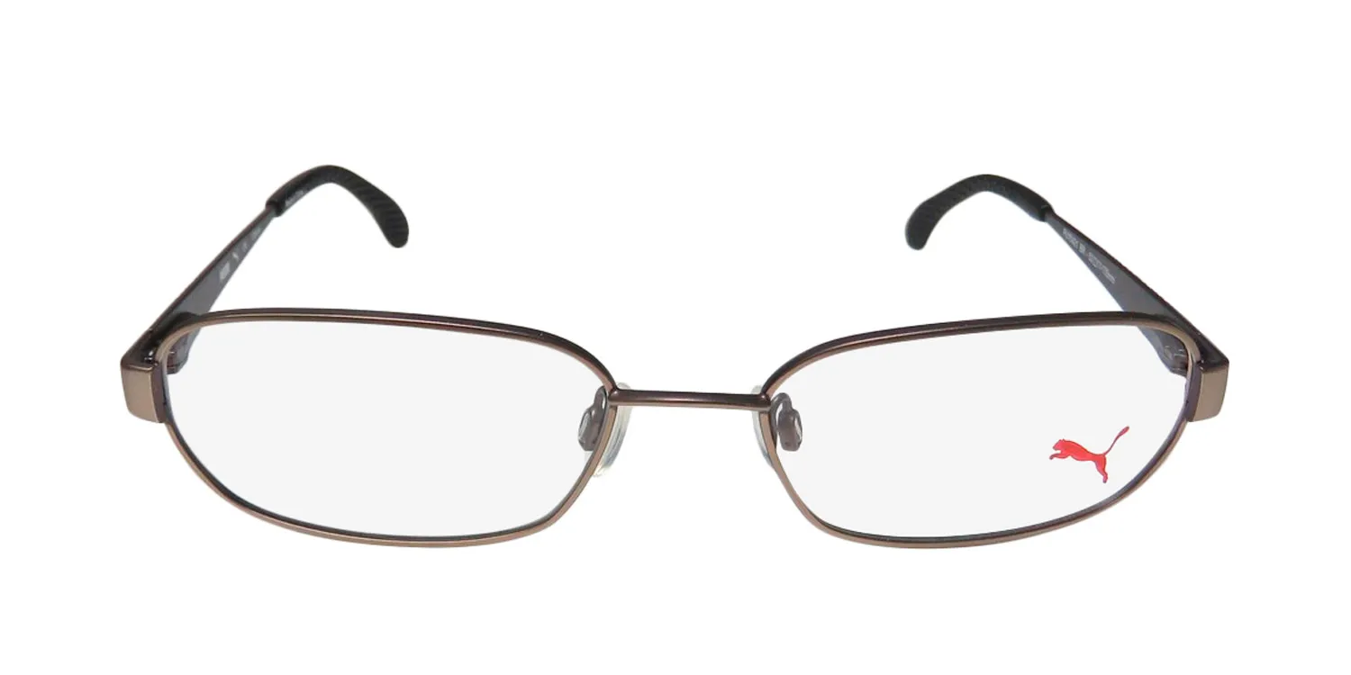 Puma 15421 br Eyeglasses Brown 50mm Unisex 3