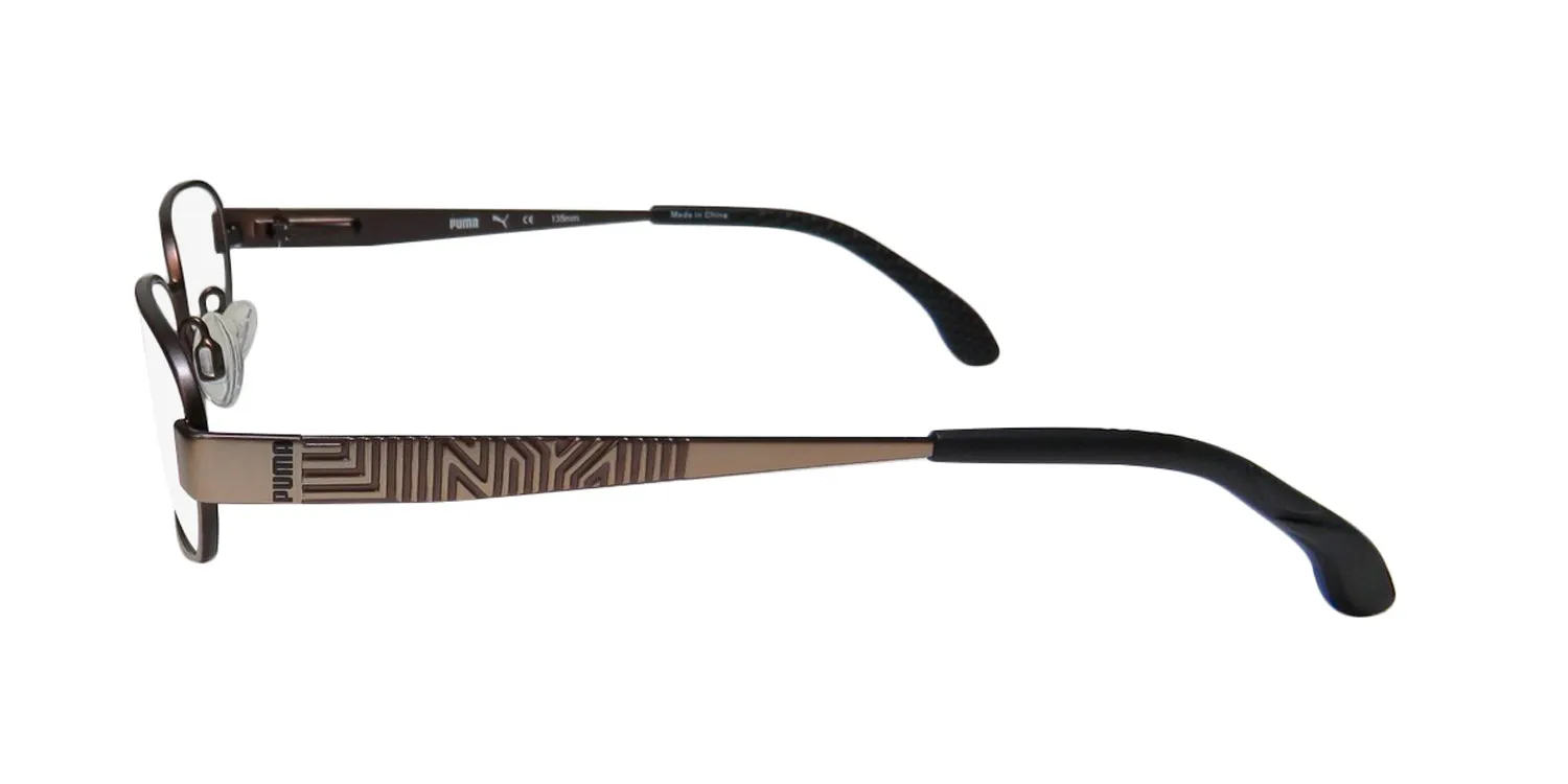 Puma 15421 br Eyeglasses Brown 50mm Unisex 4