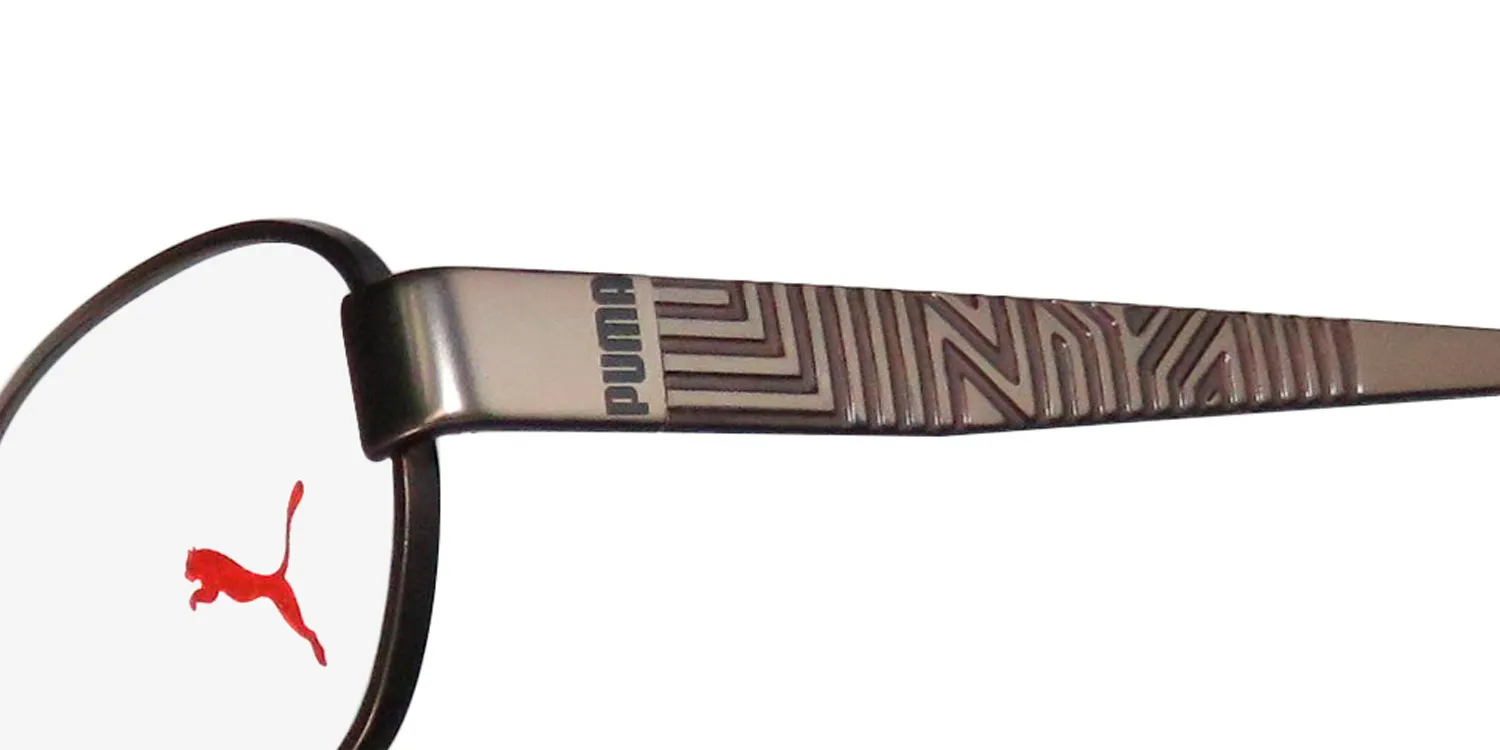 Puma 15421 br Eyeglasses Brown 50mm Unisex 6