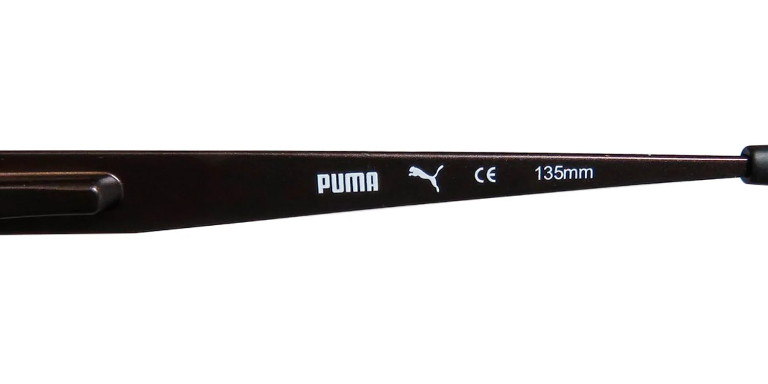Puma 15421 br Eyeglasses Brown 50mm Unisex 7