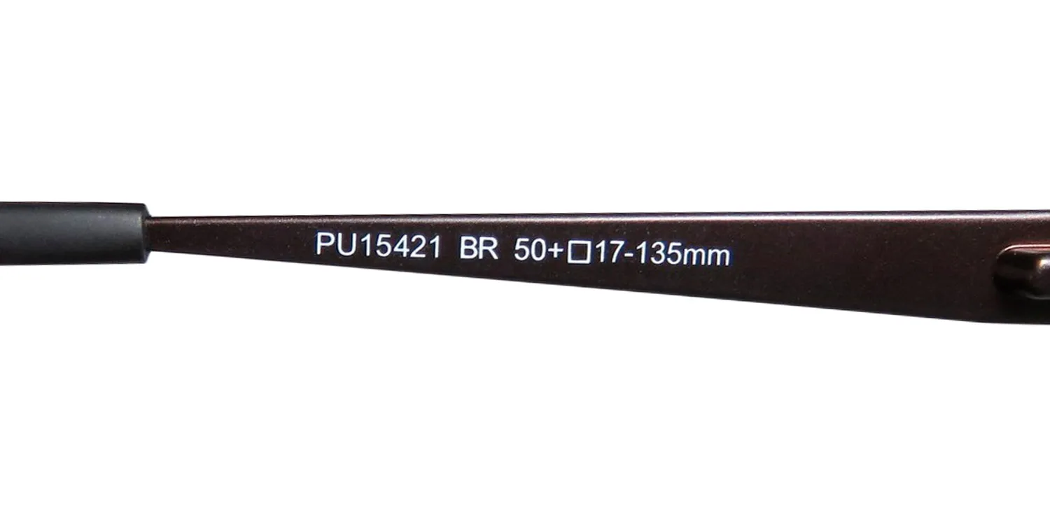 Puma 15421 br Eyeglasses Brown 50mm Unisex 8