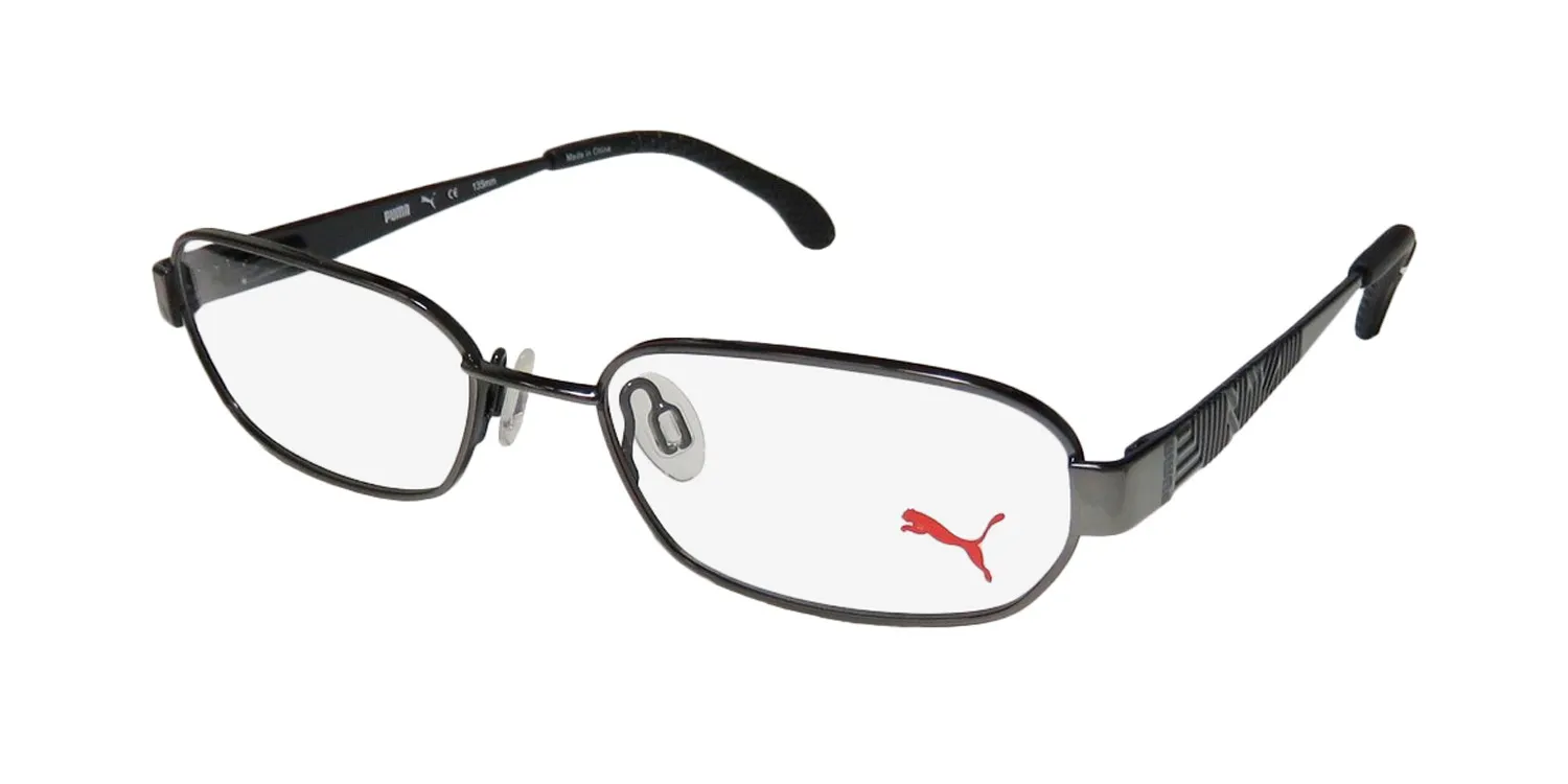 Puma 15421 gr Eyeglasses Shiny Dark Gray 50mm Unisex