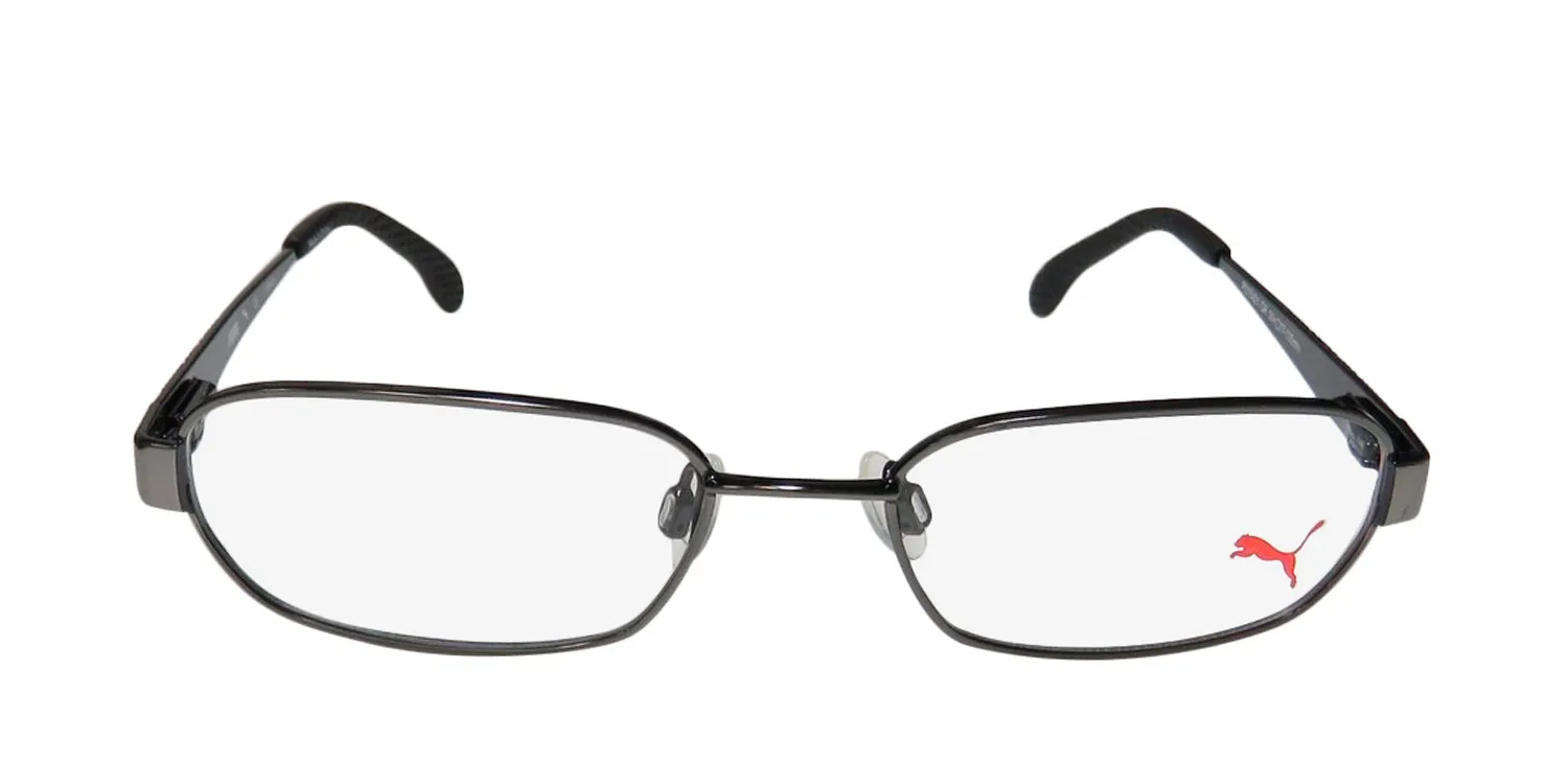 Puma 15421 gr Eyeglasses Shiny Dark Gray 50mm Unisex 3