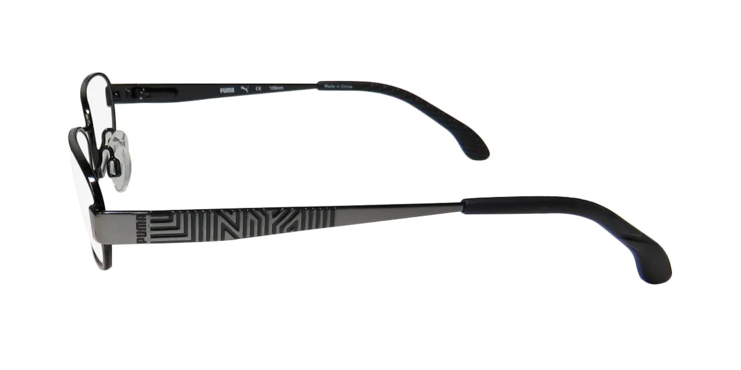 Puma 15421 gr Eyeglasses Shiny Dark Gray 50mm Unisex 4