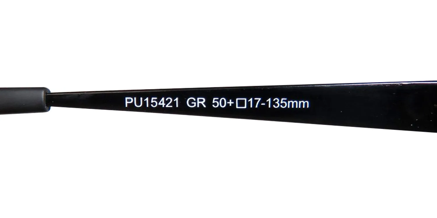 Puma 15421 gr Eyeglasses Shiny Dark Gray 50mm Unisex 7
