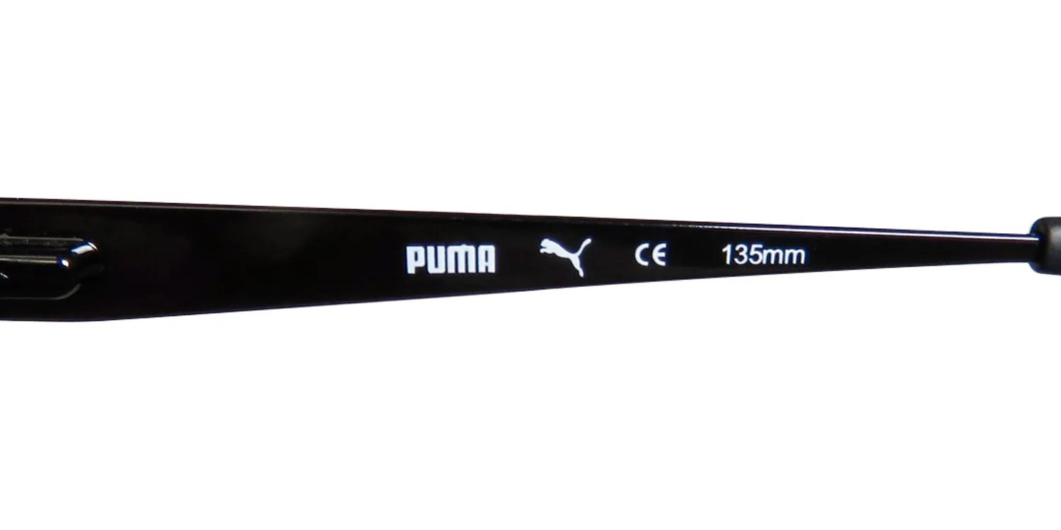Puma 15421 gr Eyeglasses Shiny Dark Gray 50mm Unisex 8