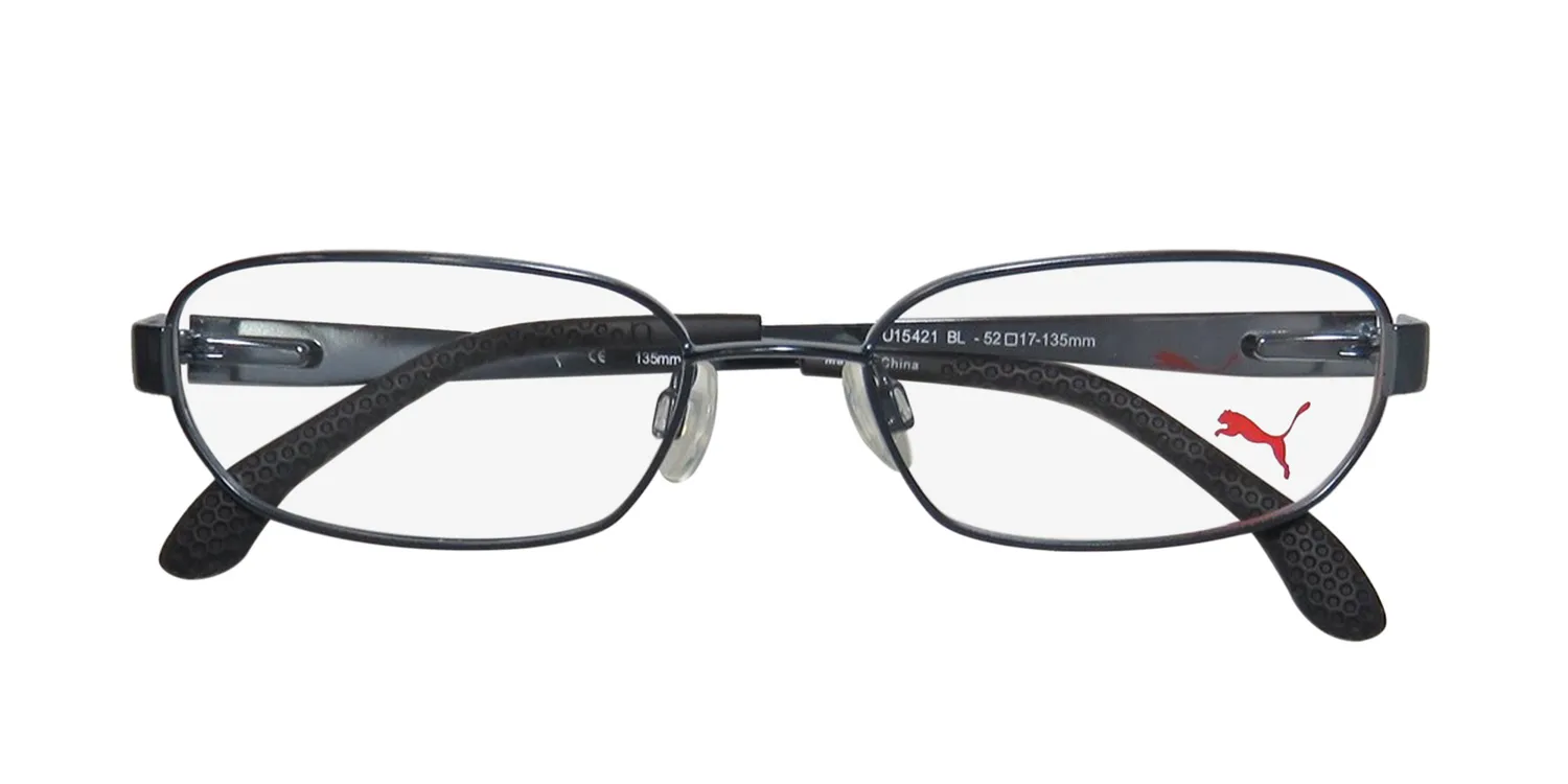 Puma 15421 bl Eyeglasses Dirty Blue 52mm Unisex 2