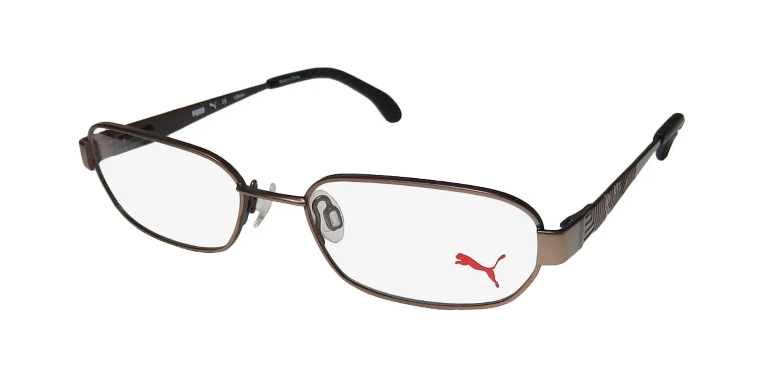 Puma 15421 br Eyeglasses Brown 52mm Unisex