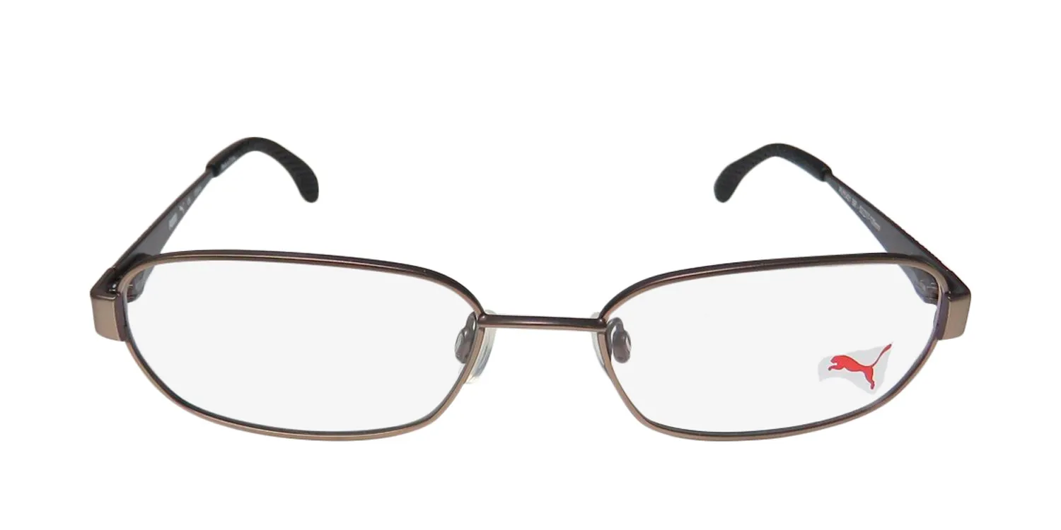 Puma 15421 br Eyeglasses Brown 52mm Unisex 3