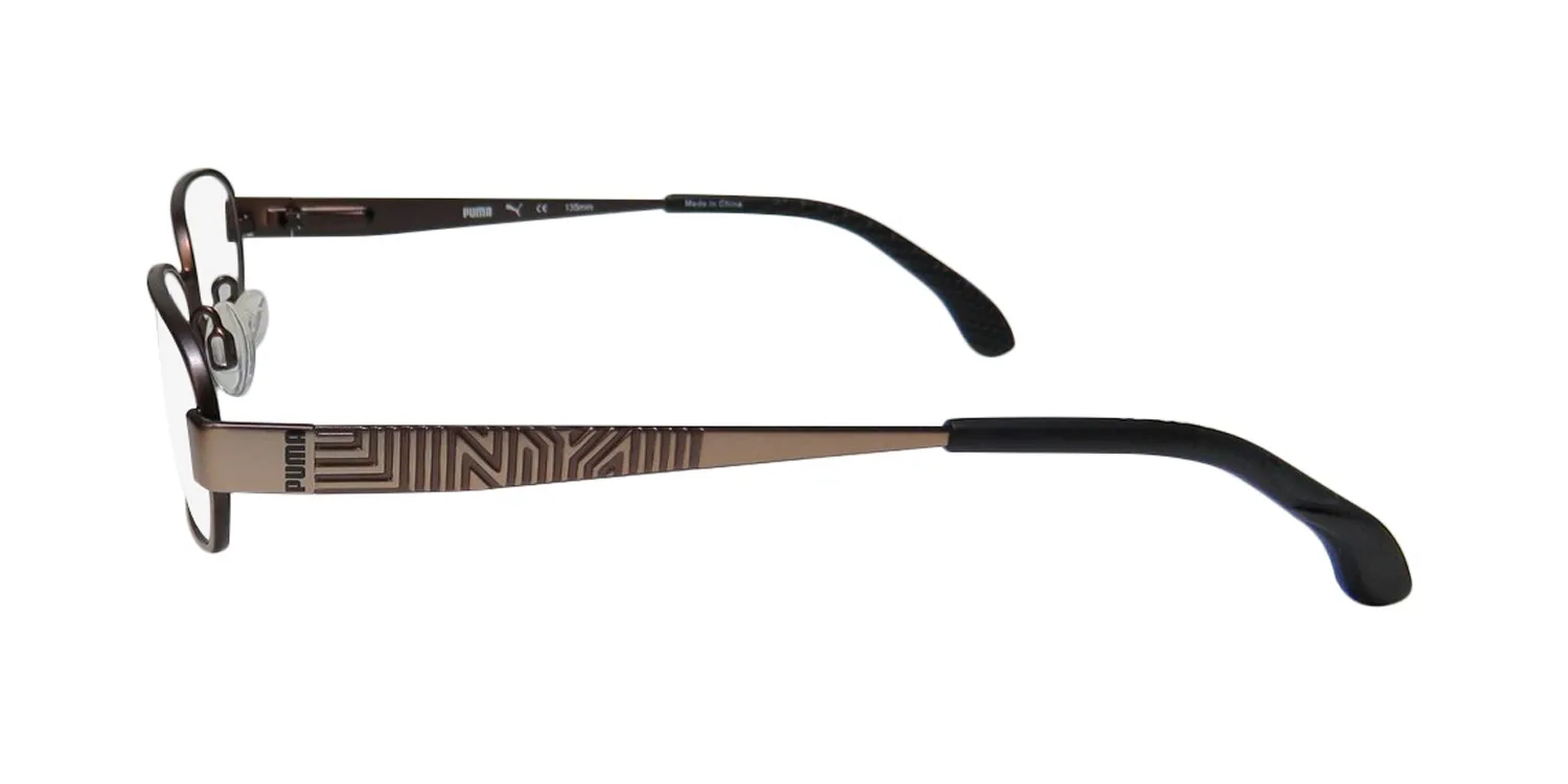 Puma 15421 br Eyeglasses Brown 52mm Unisex 4