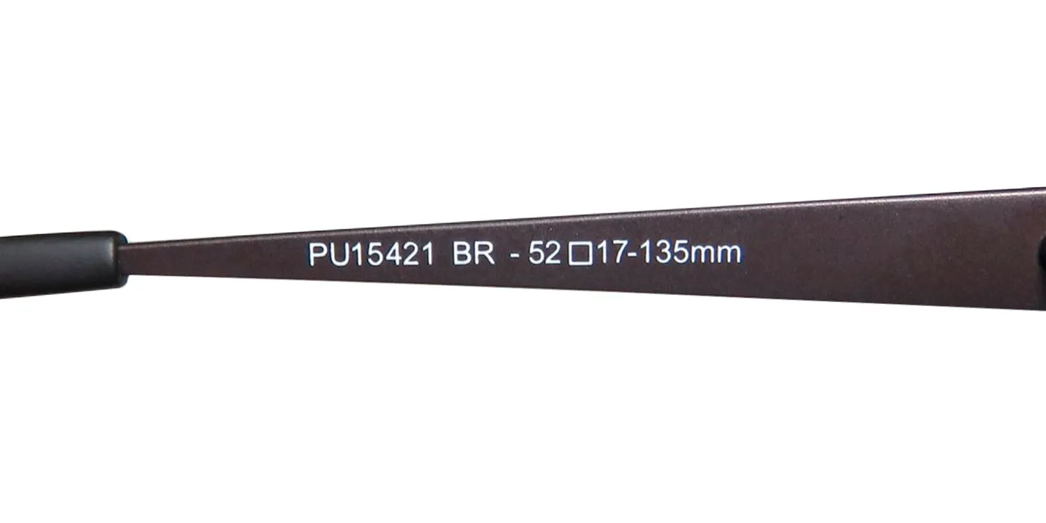Puma 15421 br Eyeglasses Brown 52mm Unisex 8
